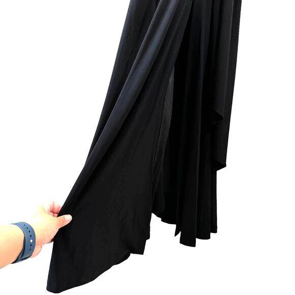 Vince Camuto New Womens One Shoulder Ruched Side Gown Dress Black 2 Classic Glam - Picture 12 of 15